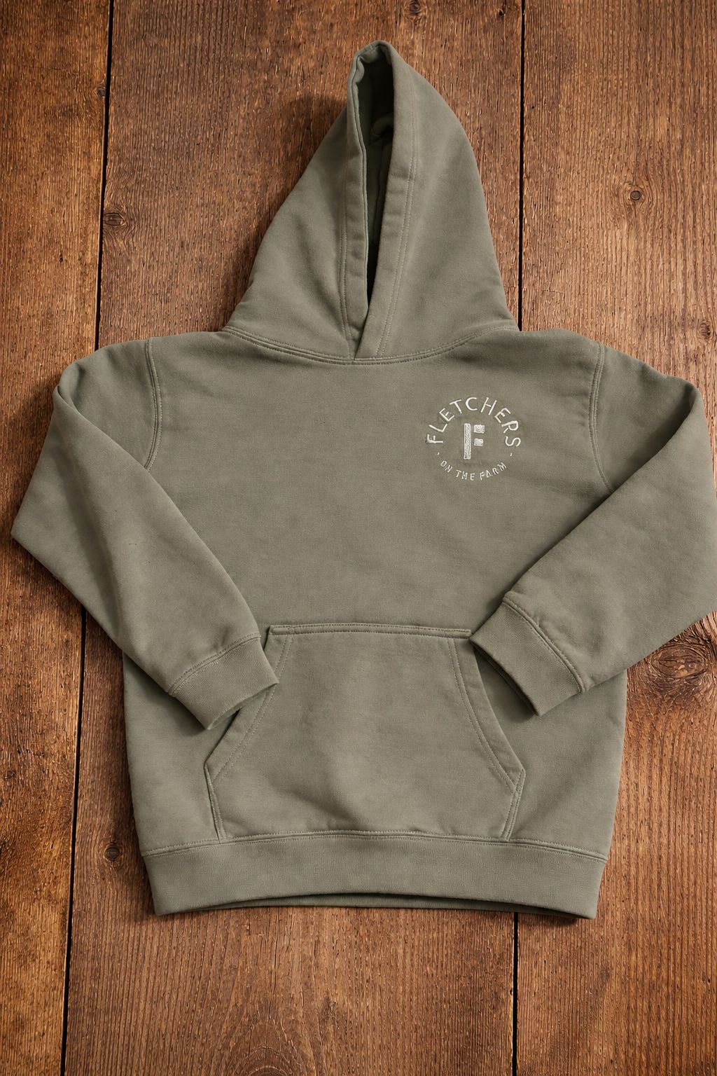 Children's Dusty Green Hoodie
